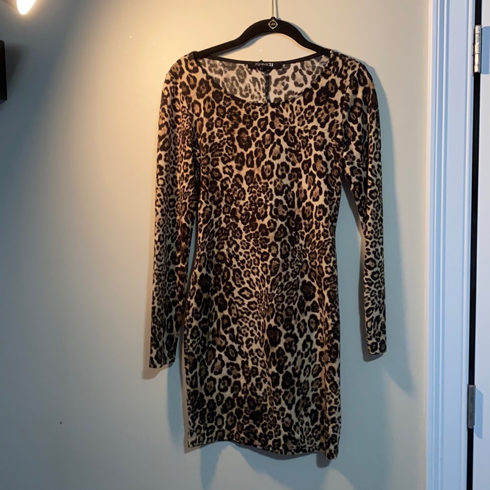 Forever 21 Animal Print Mini Dress